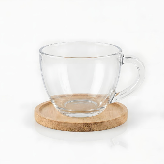 Tea Cup and Saucer Set - 6 Pcs